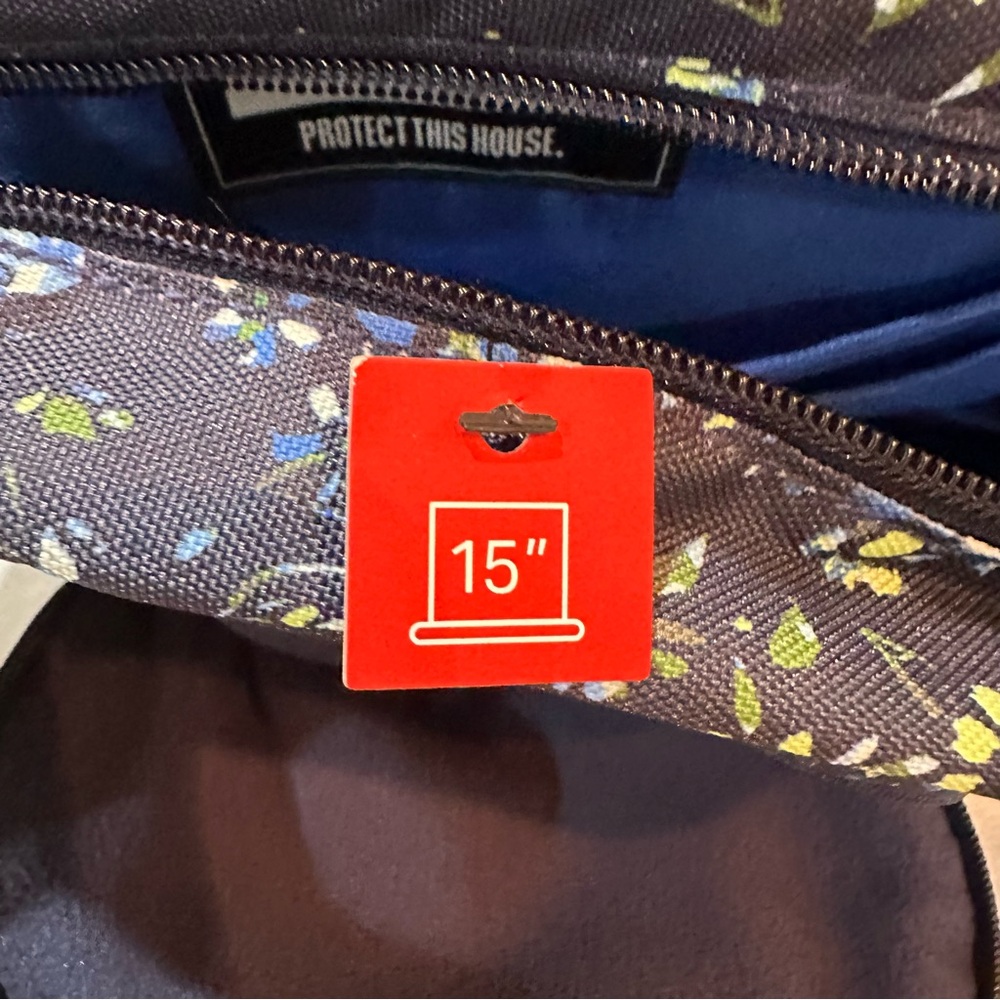 Under Armour Navy Floral Backpack - Picture 8 of 13
